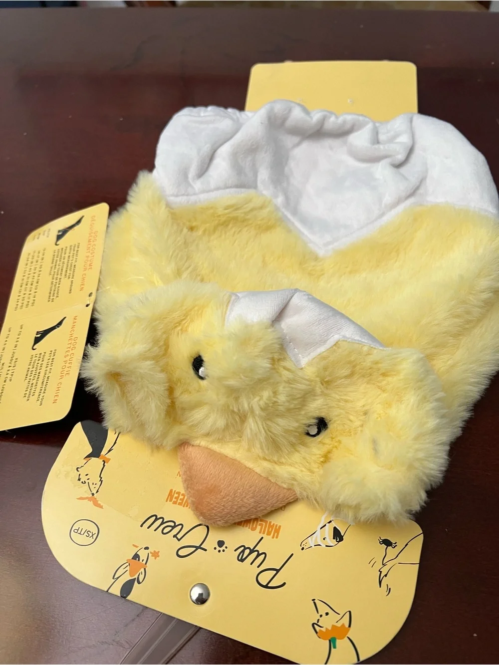 Pup Crew Duck Dog Costume - Yellow - Pup Crew